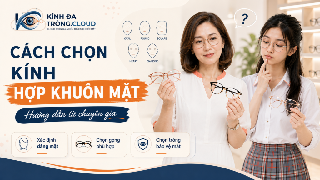 Cách chọn kính phù hợp với hình dáng khuôn mặt chuẩn nhất