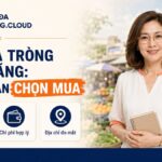 Người phụ nữ trung niên đeo kính đa tròng tại chợ Sóc Trăng